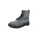 Stivali Donna Stivaletti Bassi Anfibi Stringati Lacci Scarponcini Biker EcoPelle - immagine 6