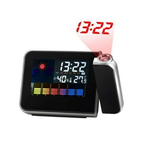 SVEGLIA OROLOGIO LCD COLORI CON PROIETTORE