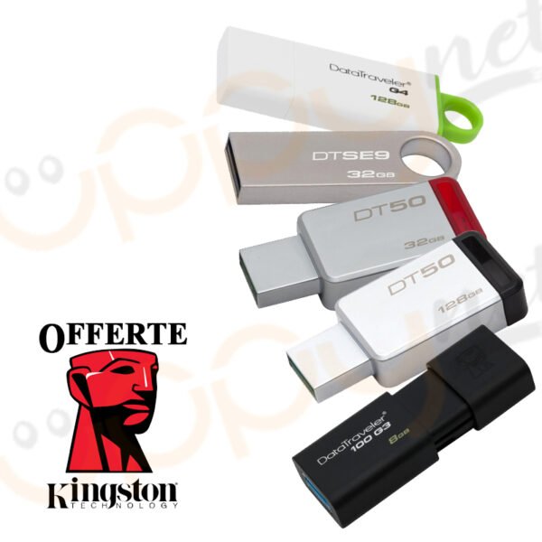 PENDRIVE USB 3.0 KINGSTON DT100 50
