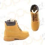 Scarponcini stivali anfibi scarpe stivaletti donna Pelle PU trekking Sneakers - immagine 2