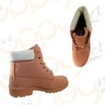 Scarponcini stivali anfibi scarpe stivaletti donna Pelle PU trekking Sneakers - immagine 3