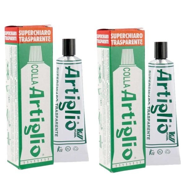 2 Pezzi Colla mastice artiglio super chiaro 50ml