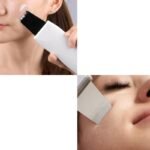 Skin scrubber 3 in 1 spatola pulizia viso pelle ultrasuoni punti neri anti rughe - immagine 2