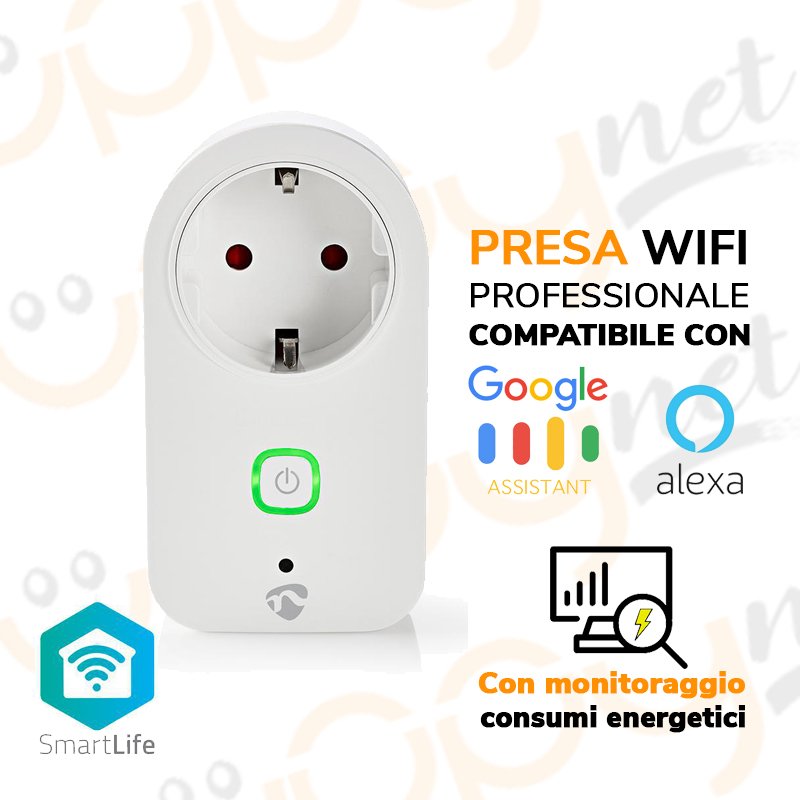 Presa Wifi Spina domotica Alexa Google
