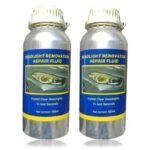 2 Pezzi Rinnova Ripristino Fanali Ricarica 600ml 800g Polimero Liquido fari Auto - immagine 2