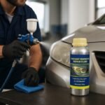 2 Pezzi Rinnova Ripristino Fanali Ricarica 600ml 800g Polimero Liquido fari Auto - immagine 5