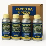 4 PEZZI Ricarica 600 ml 800gr Polimero Liquido fari fanali