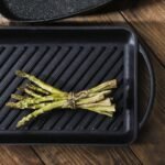 Bistecchiera ghisa rettangolare griglia antiaderente manici piastra 39x22 cm - immagine 4
