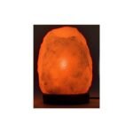 Lampada di sale rosa dell'Himalaya naturale salgemma USB base legno pc 0,5-1 kg - immagine 4