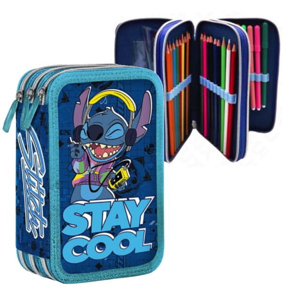 3 zip astuccio stitch