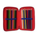 Astuccio Marvel Avengers completo 3 zip scuola elementare pennarelli Giotto - immagine 3