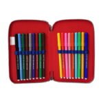 Astuccio Marvel Avengers completo 3 zip scuola elementare pennarelli Giotto - immagine 4