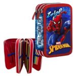 spiderman astuccio 3 zip