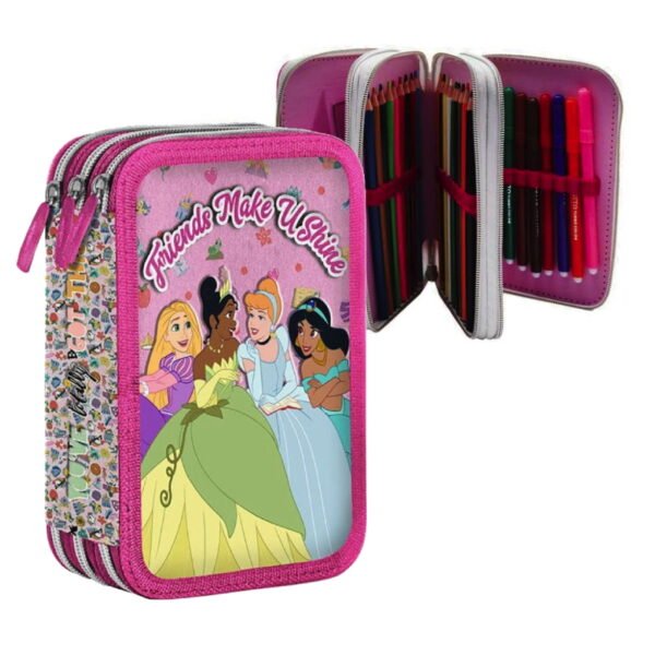 astuccio 3 zip Principesse