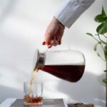 Caraffa vetro tappo filtro brocca infusore tisana te acqua bibite cocktail 1,8 l - immagine 5