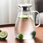 Caraffa vetro tappo filtro brocca infusore tisana te acqua bibite cocktail 1,8 l - immagine 9